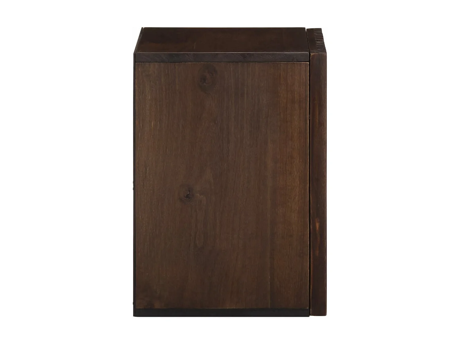 Armoire murale de salle de bain 38x34x48cm brun manguier massif