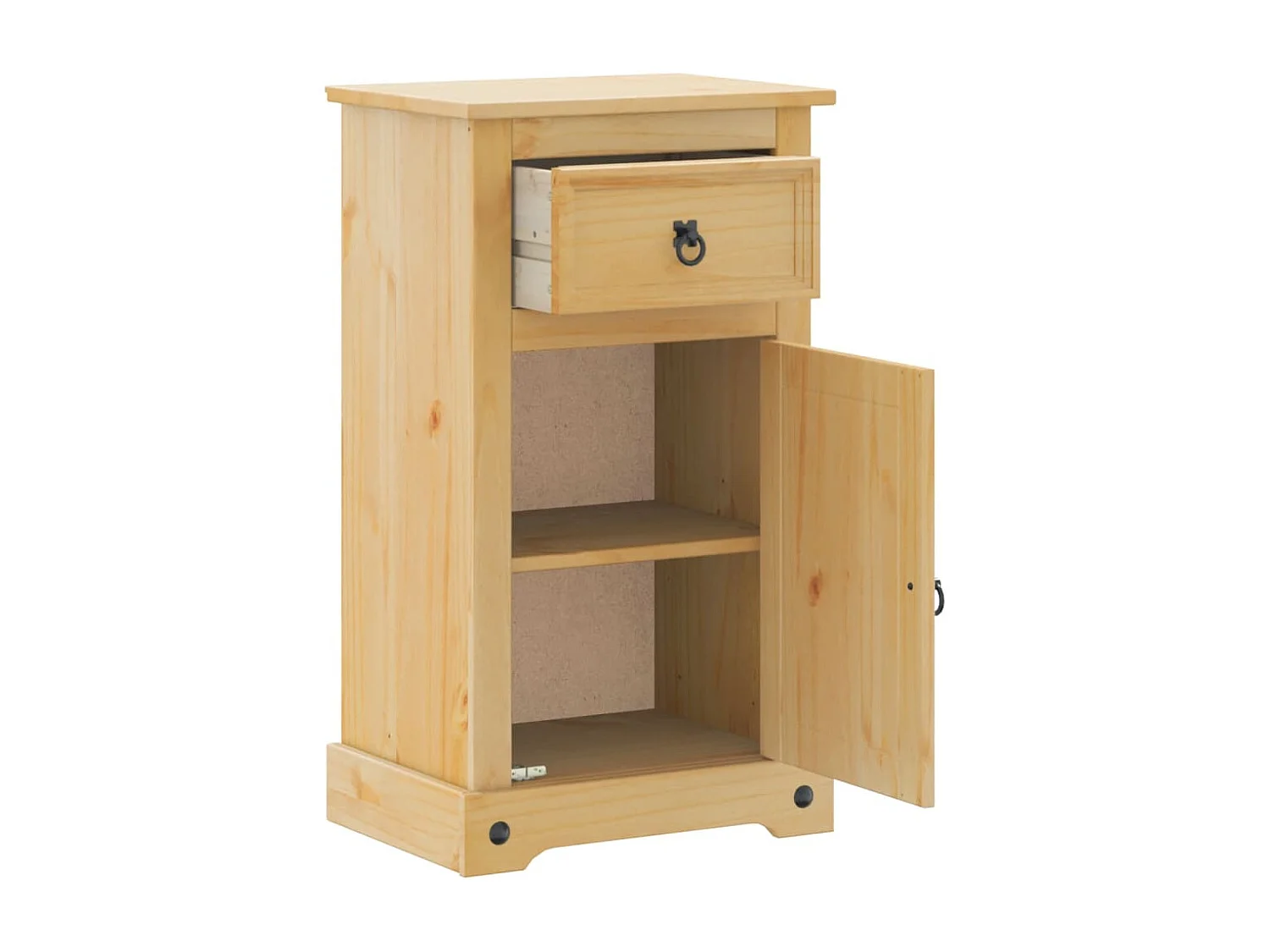 Corona Badezimmerschrank 45x33x80 cm aus massivem Kiefernholz