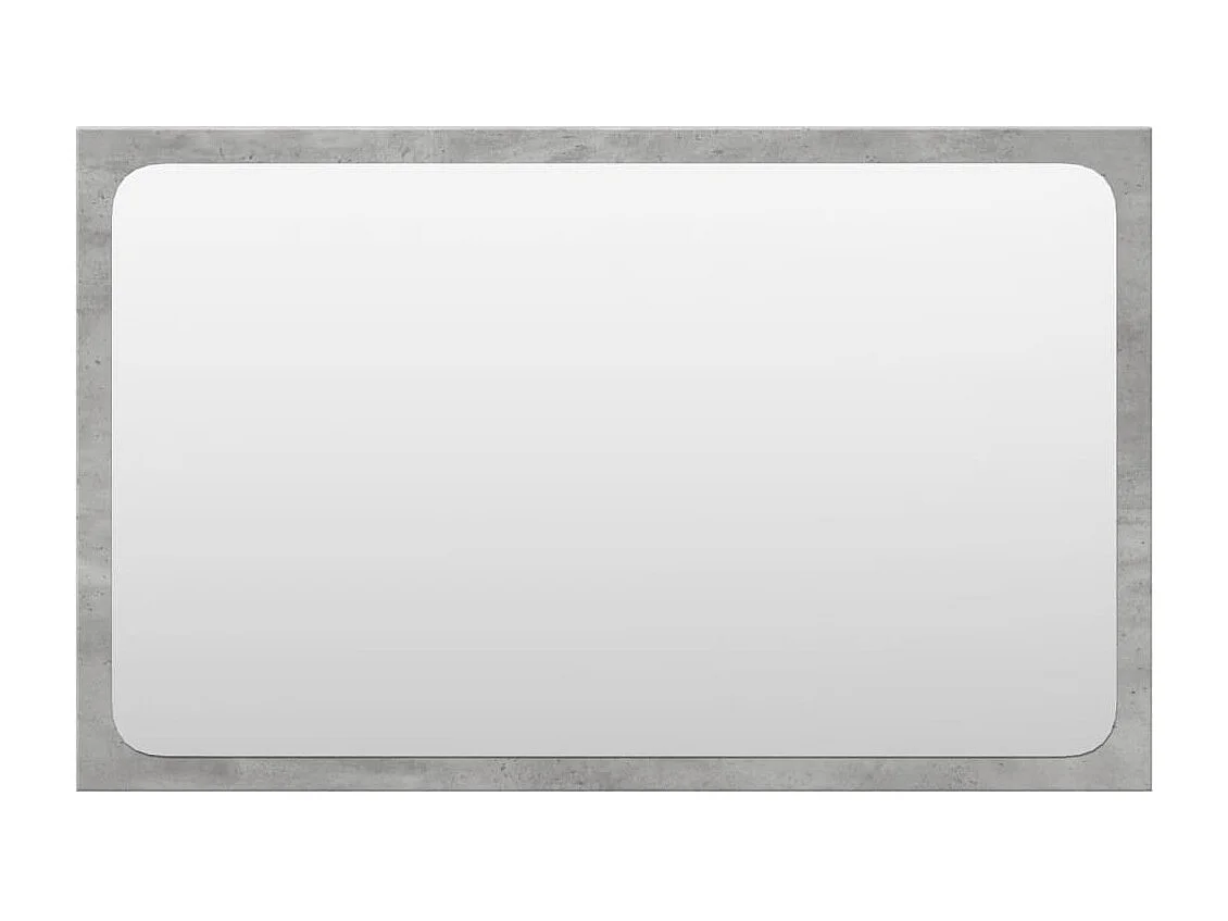 Set di mobili da bagno da 4 pezzi in grigio cemento