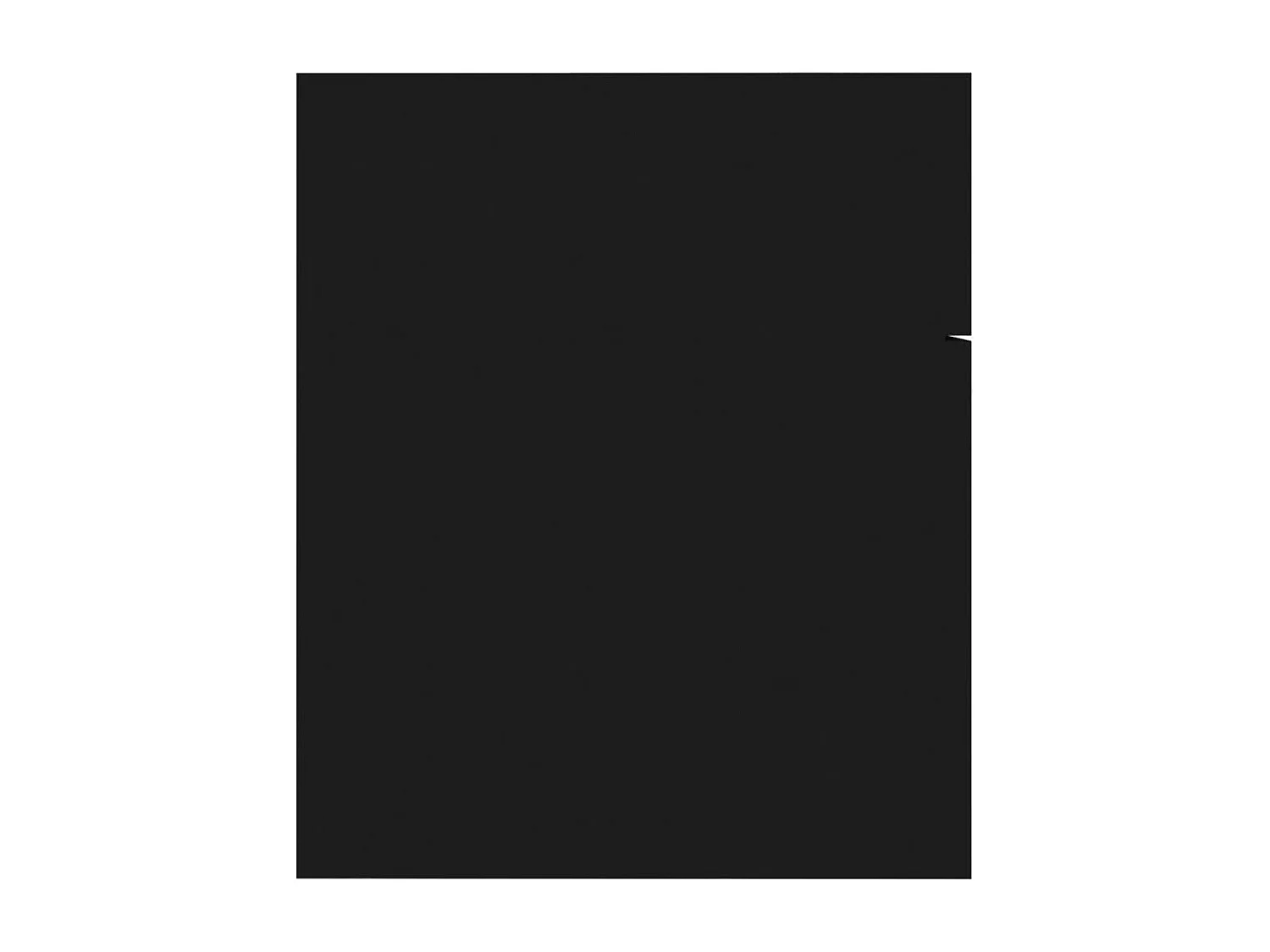 Mobile lavabo Nero 60x38,5x46 cm MDF