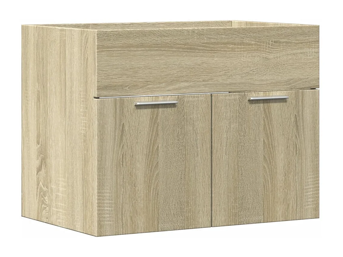 Mueble lavabo roble Sonoma 60x38,5x46 cm Aglomerado