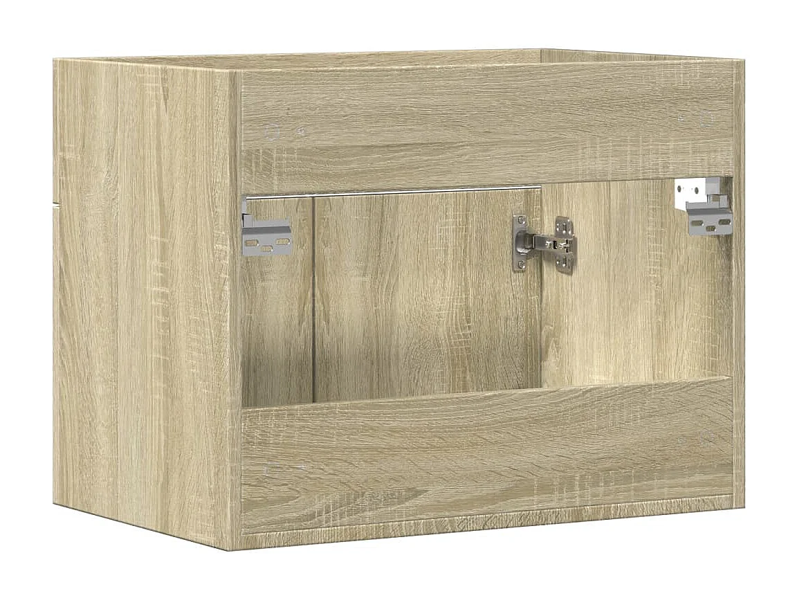 Mueble lavabo roble Sonoma 60x38,5x46 cm Aglomerado