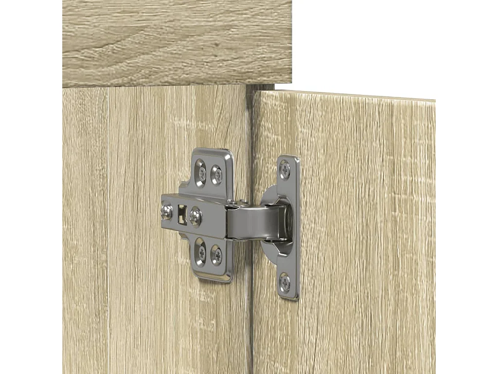 Armoire d'évier Chêne sonoma 60x38,5x46 cm Aggloméré