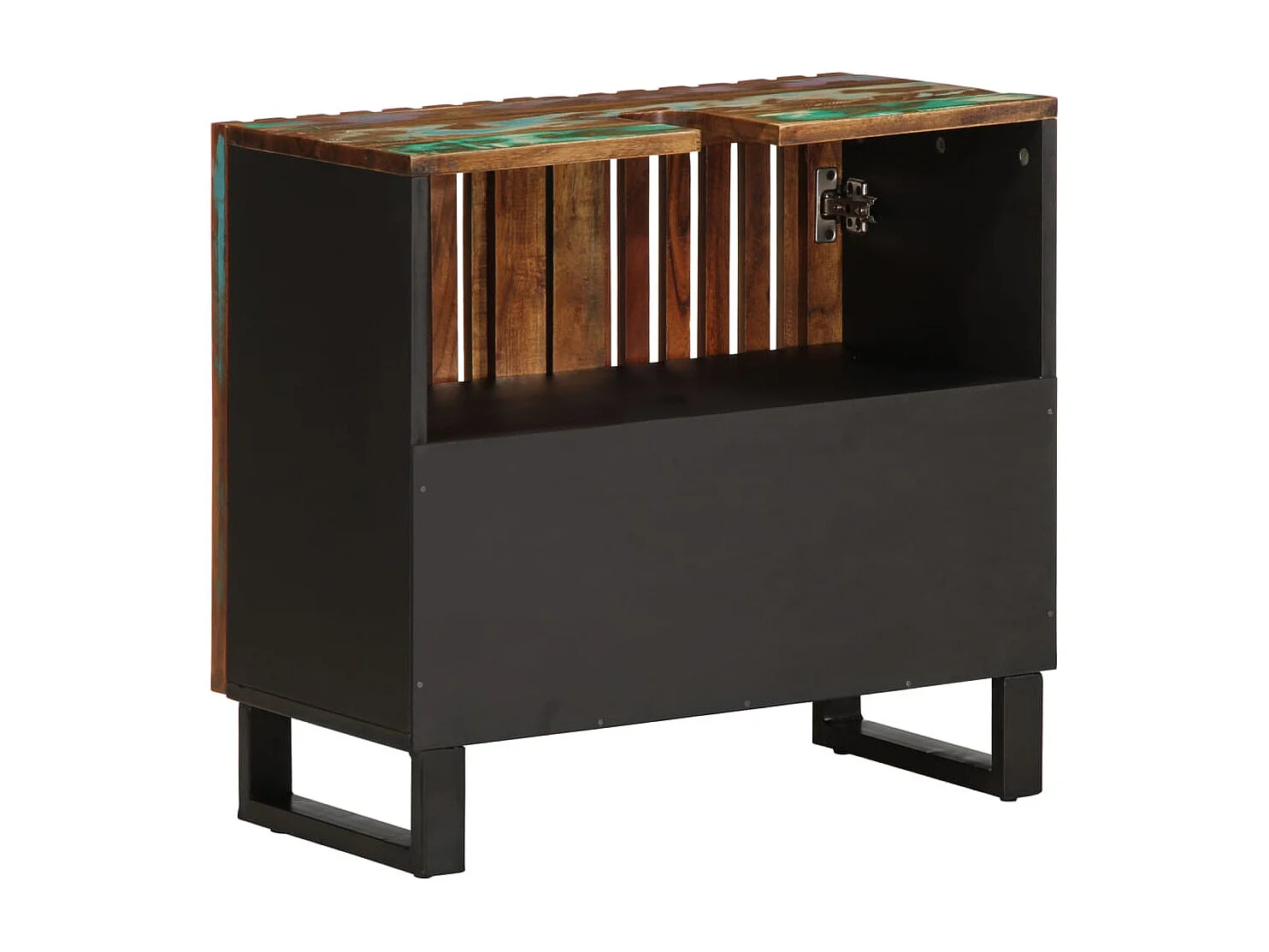 Mobile lavabo da bagno 62x34x58 cm in legno massello di acacia