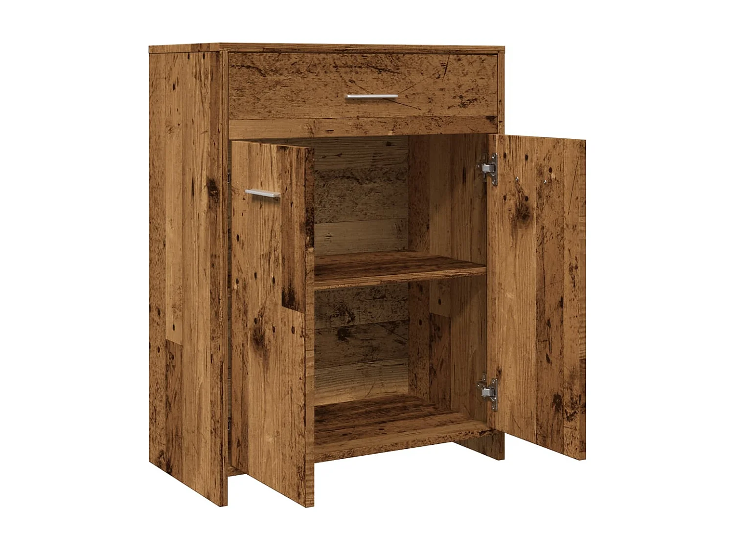 Armoire de salle de bain vieux bois 60x33x80 cm bois ingénierie