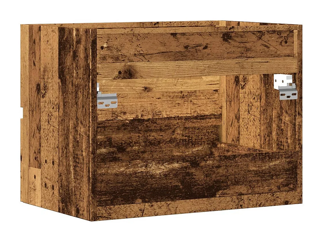 Armoire de salle de bain vieux bois bois d'ingénierie