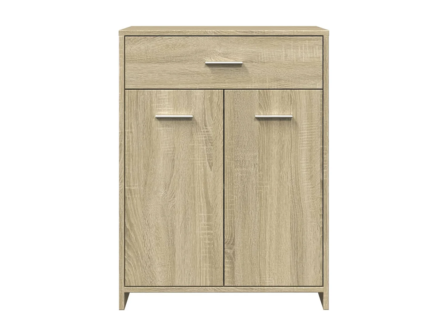 Ensemble de meubles de salle de bain 4 pcs chêne sonoma