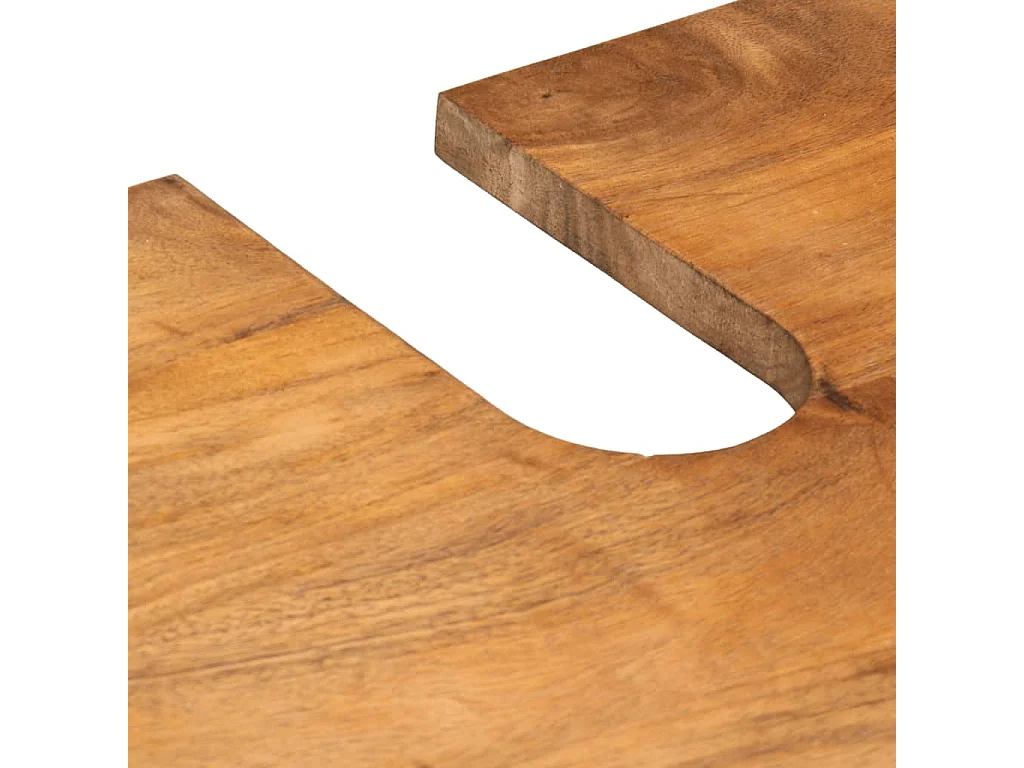 Mobile lavabo da bagno in legno massello di mango