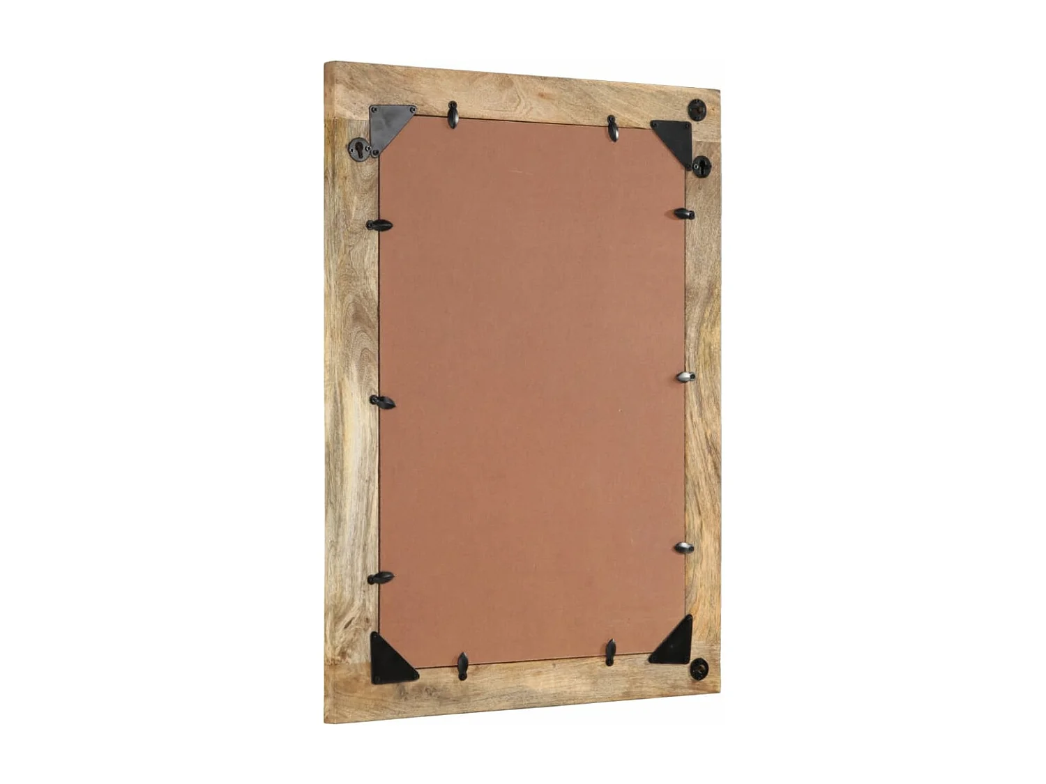 Conjunto de muebles de baño 2 piezas de madera maciza de mango.