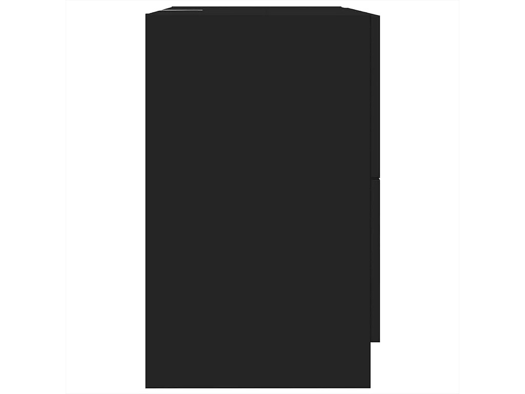 Armoire d'évier noir 59x37x59 cm bois d'ingénierie