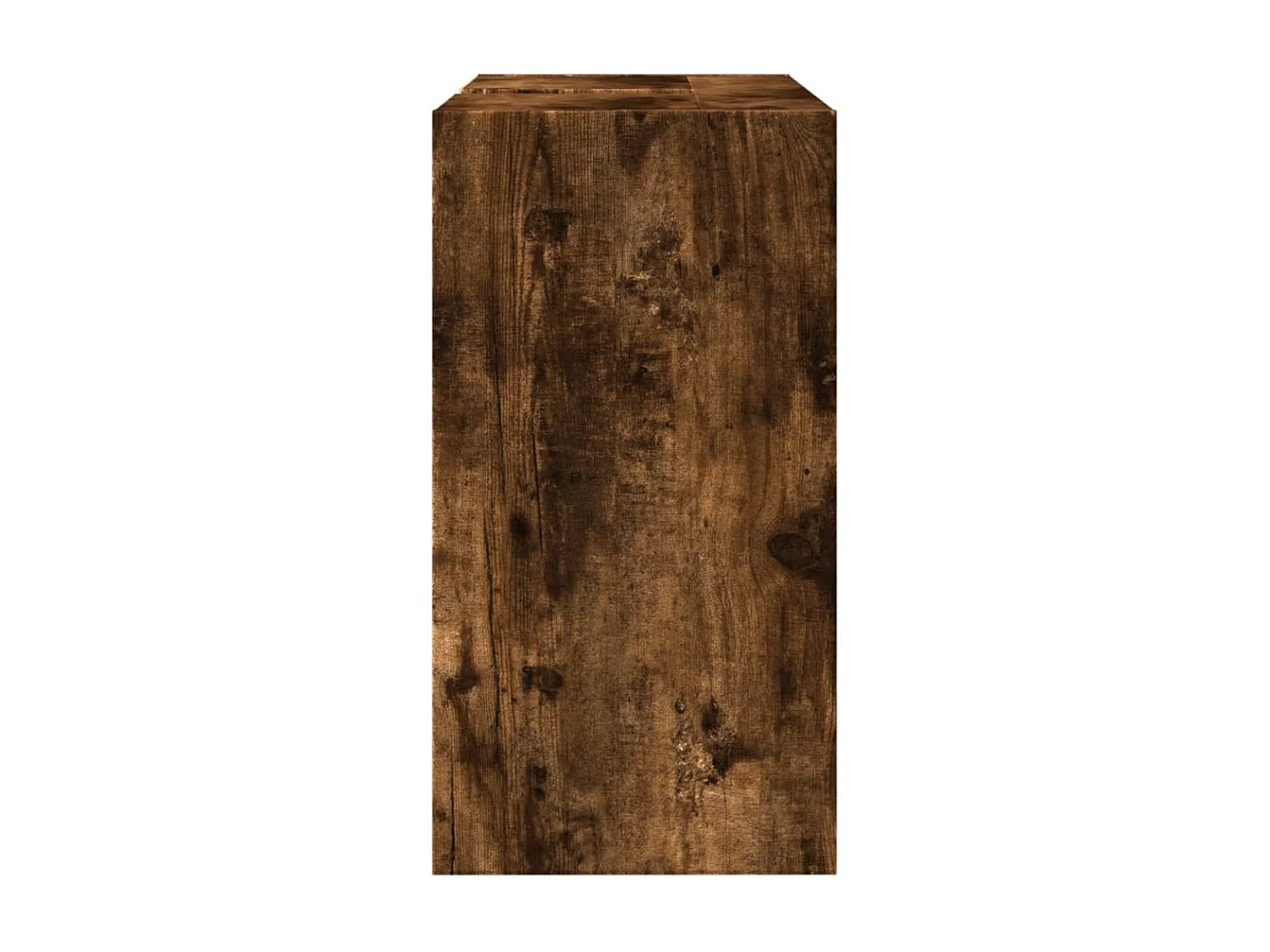 Mueble lavabo roble ahumado 63x29x55 cm madera contrachapada