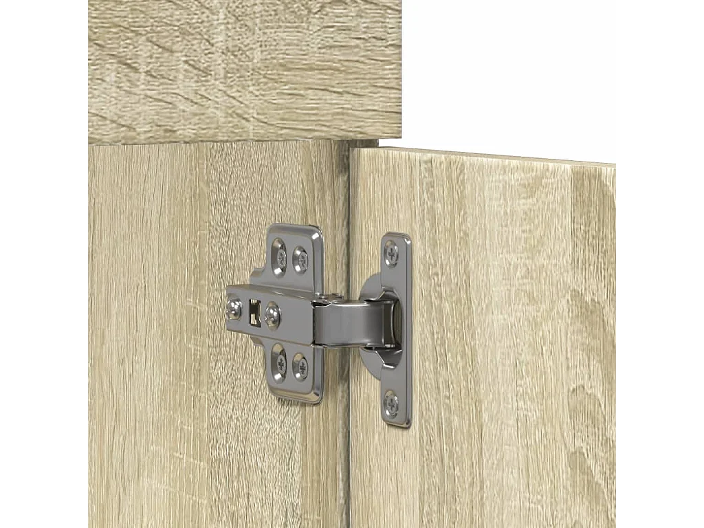 Mueble lavabo roble Sonoma 80x38,5x46 cm Aglomerado