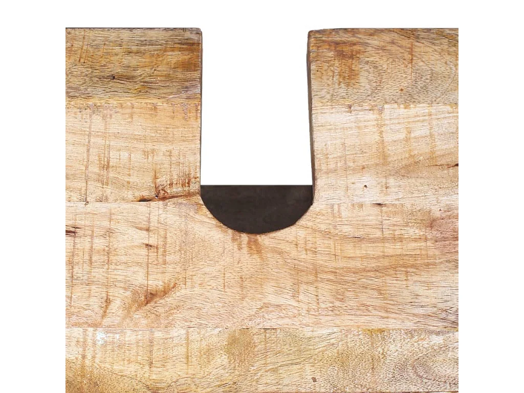 Mueble de baño con espejo Madera maciza de mango