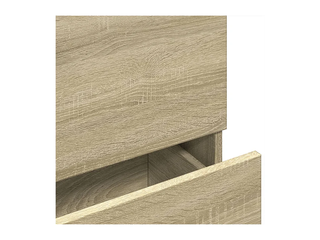 Sonoma eiken spoelbakkast 78x37x59 cm samengesteld hout