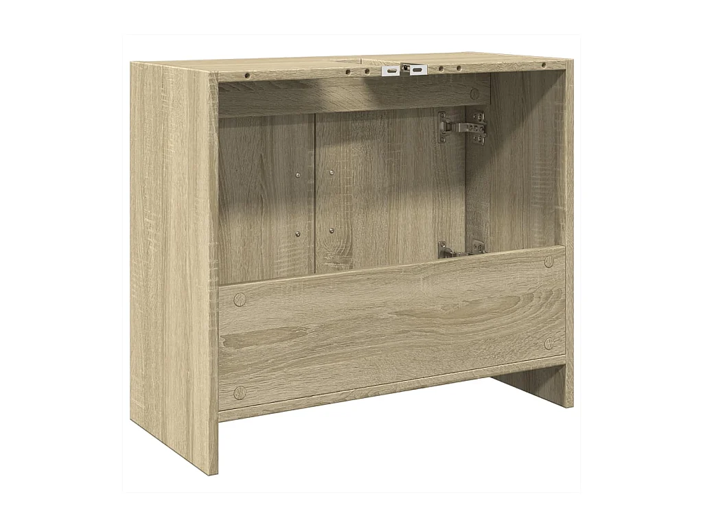 Armoire d'évier chêne sonoma 63x29x55 cm bois d'ingénierie
