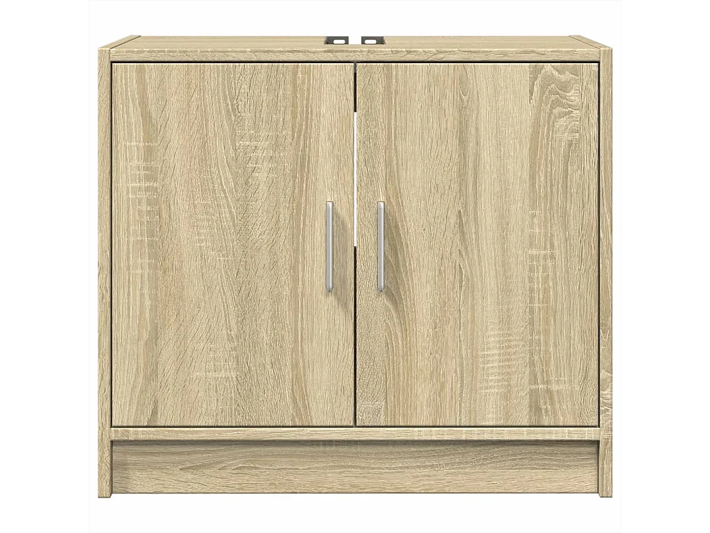 Armoire d'évier chêne sonoma 63x29x55 cm bois d'ingénierie