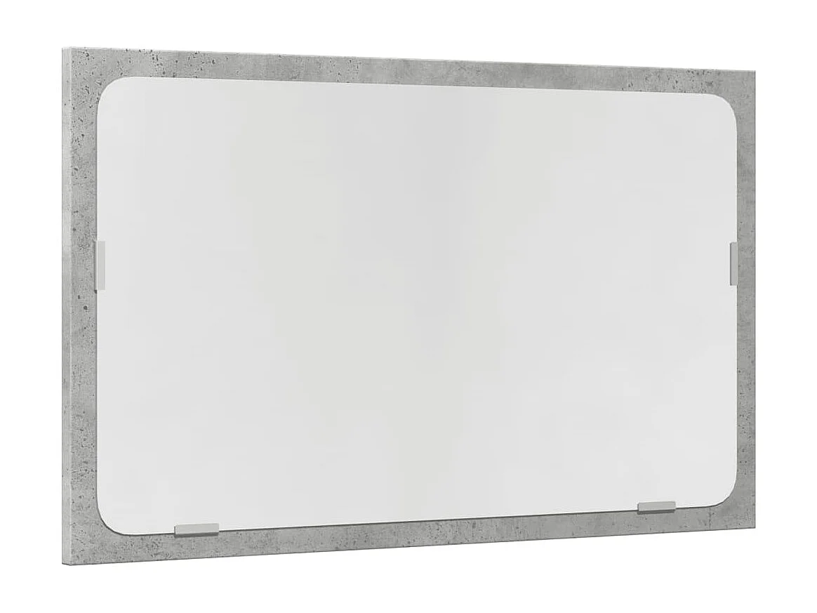 Betongraues 2-teiliges Badezimmermöbel-Set