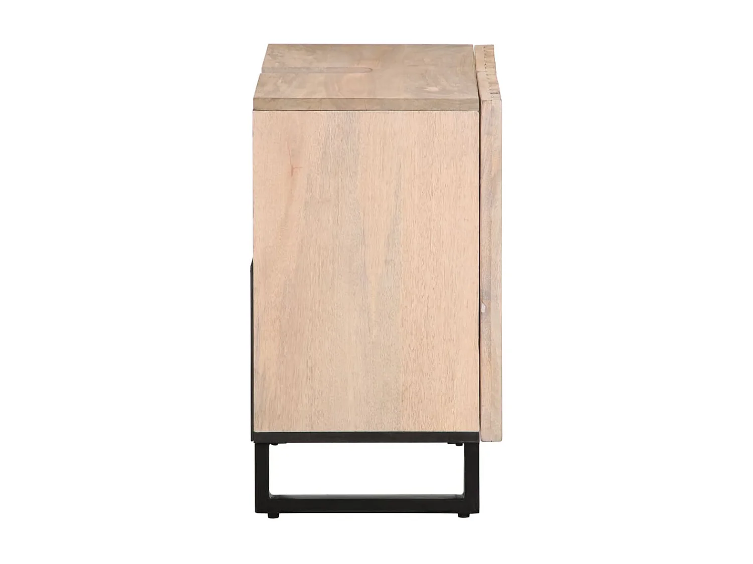 Armoire lavabo de bain 62x34x58 cm bois massif de manguier