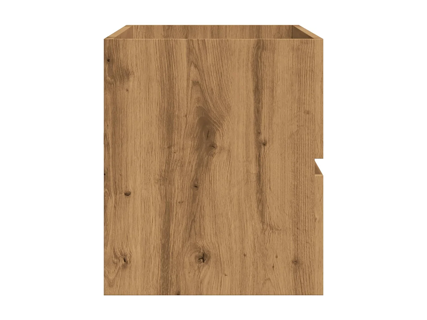 Mueble lavabo artesanal de roble 100x38,5x45 cm de madera contrachapada