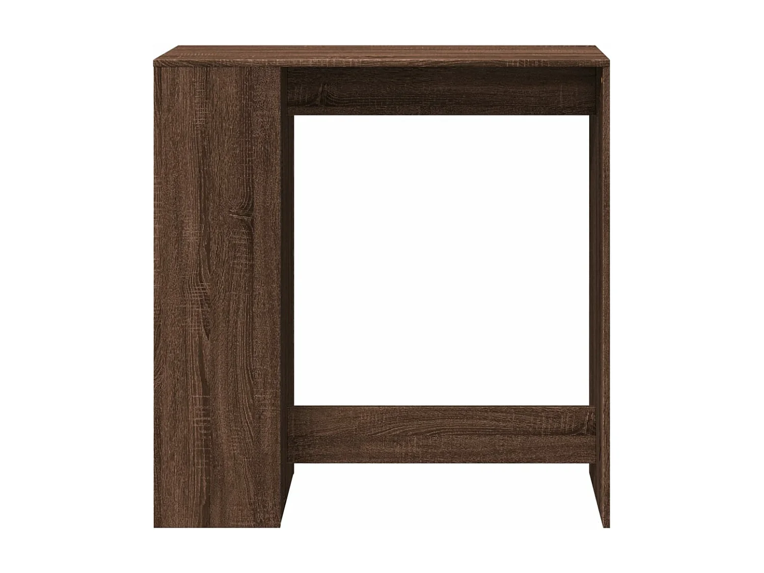 Mesa de bar c/ prateleiras derivados madeira carvalho castanho