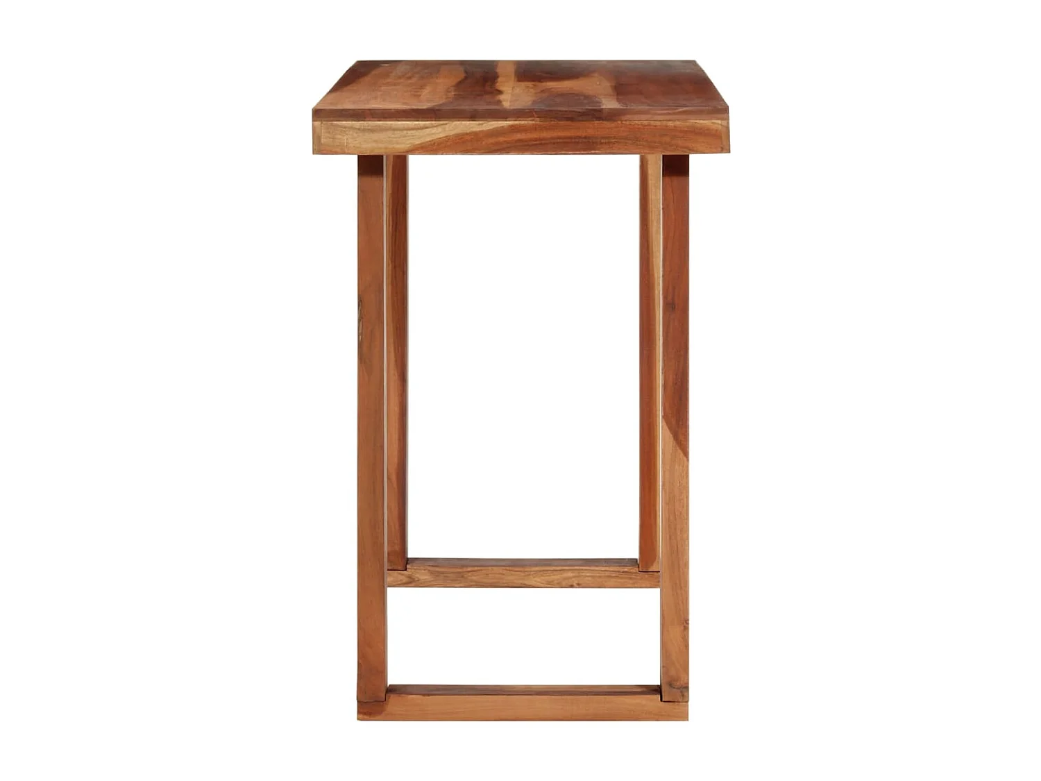 Tavolo da Pranzo 110x50x76 cm Legno Massello di Acacia