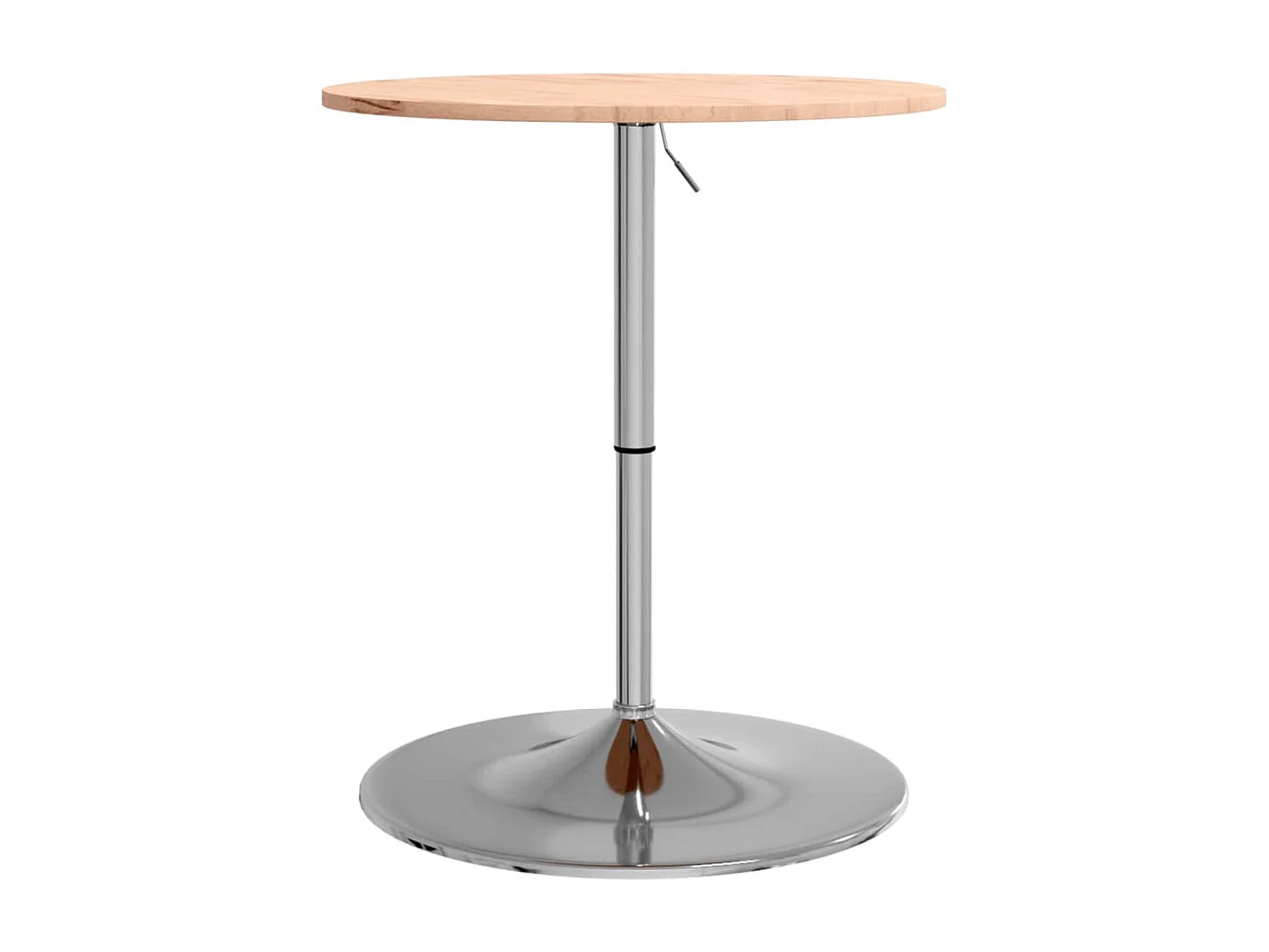 Tavolino da Bar Ø60x89,5 cm in Legno Massello di Faggio