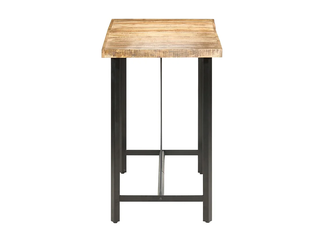 Table de bar 180x70x107 cm Bois de manguier brut