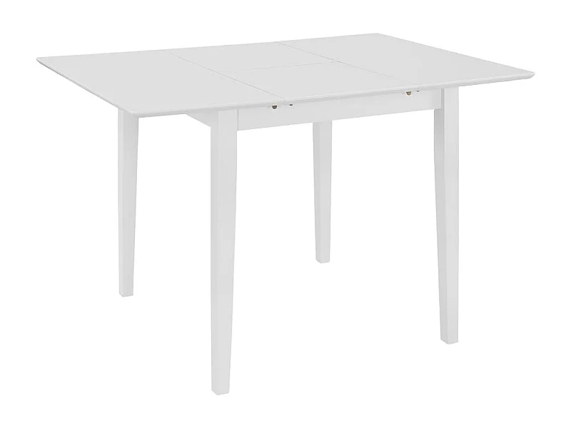 Eettafel verlengbaar (80-120)x80x74 cm MDF wit