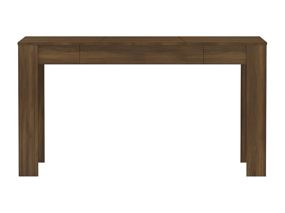 Mesa jantar 140x74,5x76 cm derivados madeira carvalho castanho