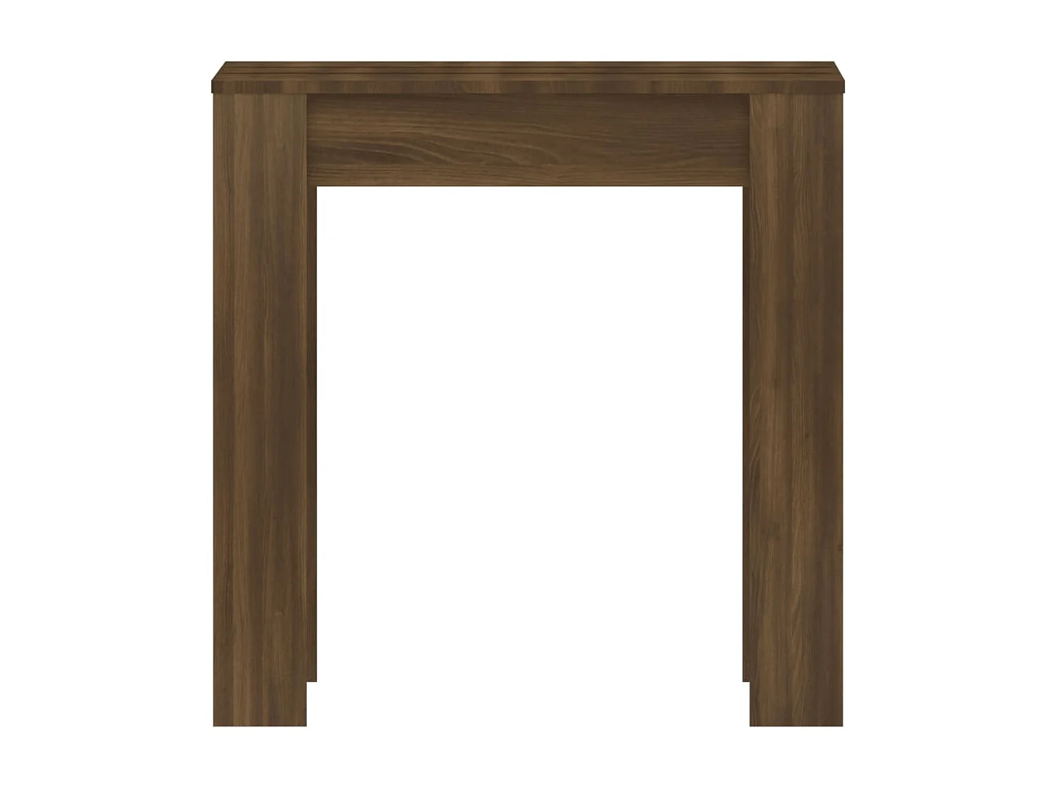 Mesa jantar 140x74,5x76 cm derivados madeira carvalho castanho