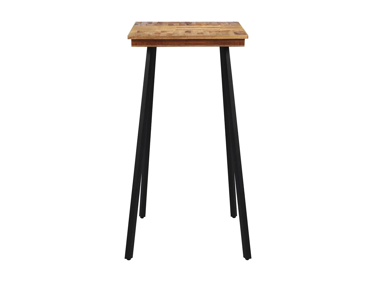 Mesa de bar 110x55x105 cm madeira de teca maciça