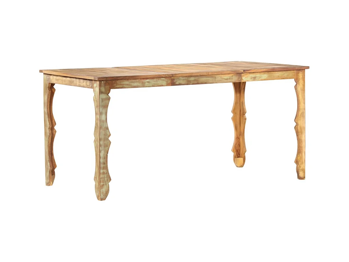 Tavolo da Pranzo 160x80x76 cm in Legno Massello di Recupero