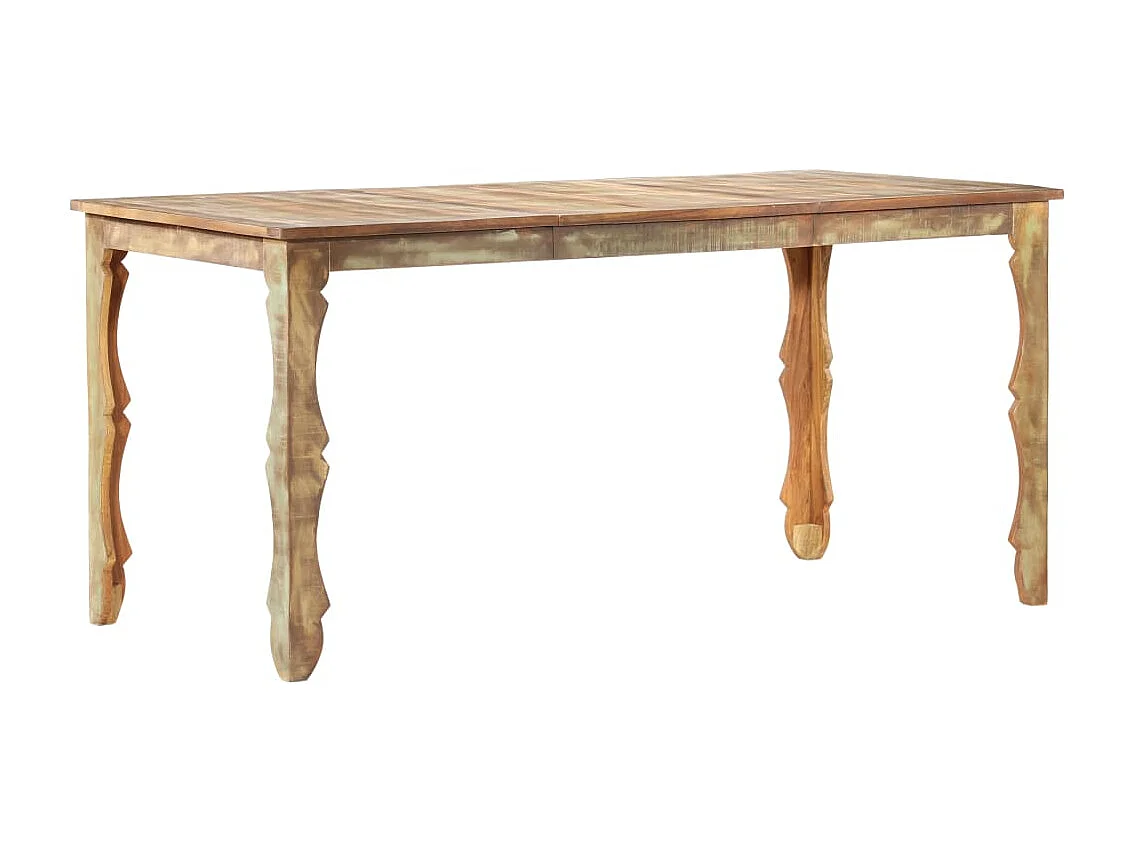 Tavolo da Pranzo 160x80x76 cm in Legno Massello di Recupero