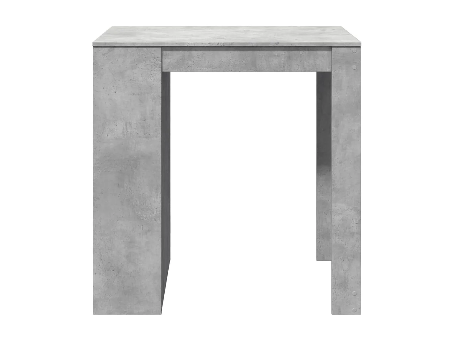 Table de bar gris béton 102x70x103,5 cm bois d'ingénierie