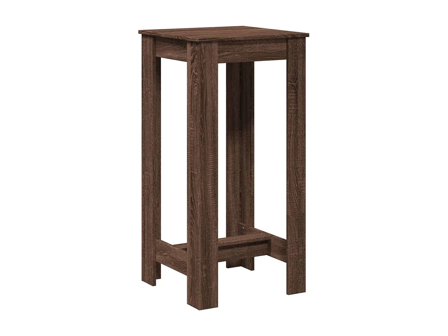 Tavolo da Bar Rovere Marrone 51x50x103,5 cm in Truciolato