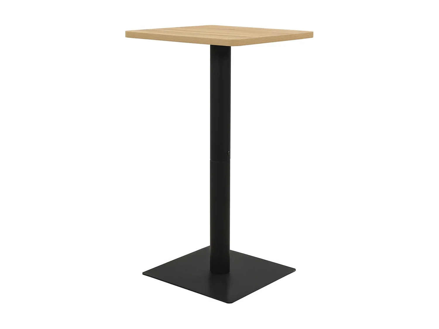 Table de bistro Couleur chêne 50x50x107 cm
