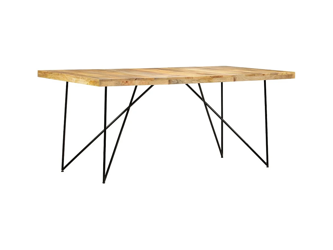Table à manger 180x90x76 cm Bois de manguier massif