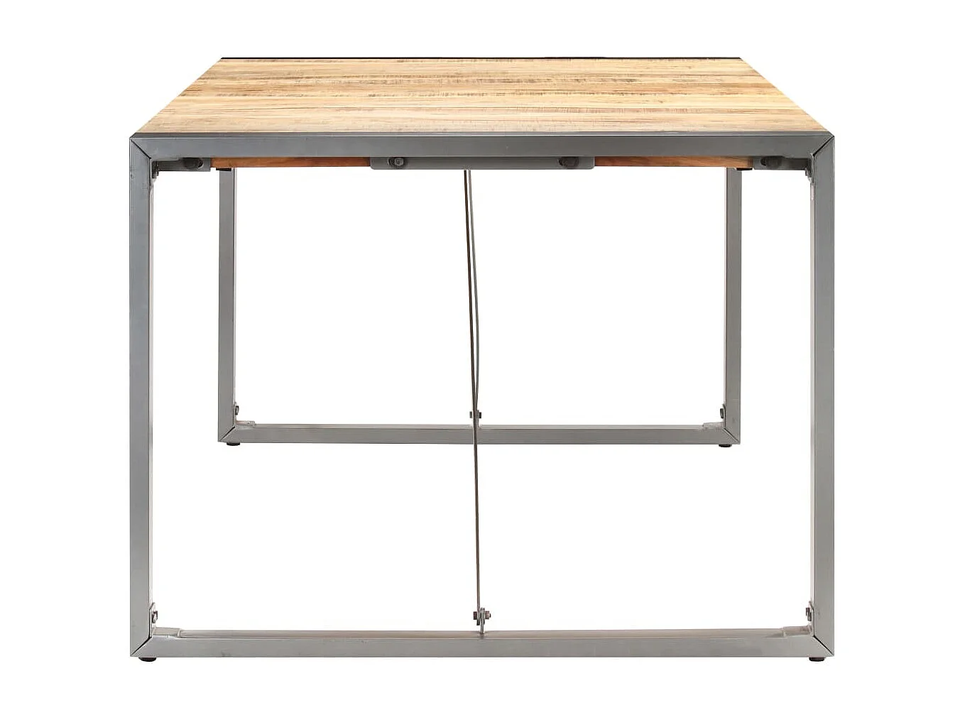 Table à manger 200x100x75 cm Bois de manguier massif brut