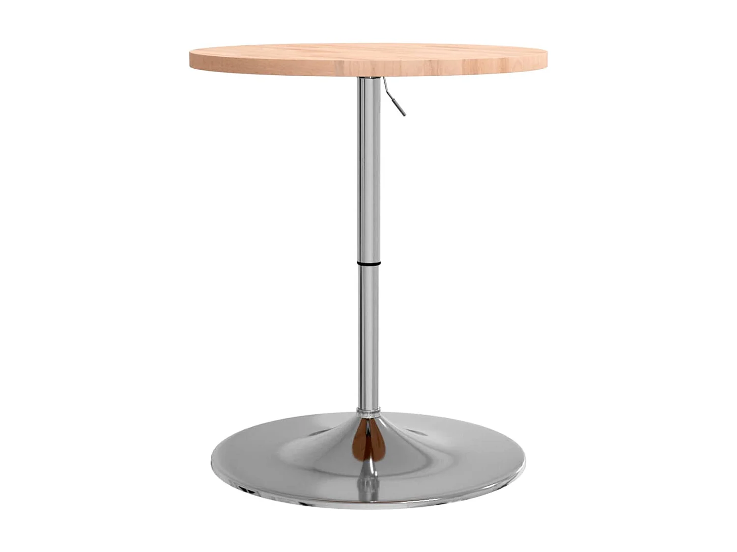 Table de bar Ø60x90,5 cm bois massif de hêtre