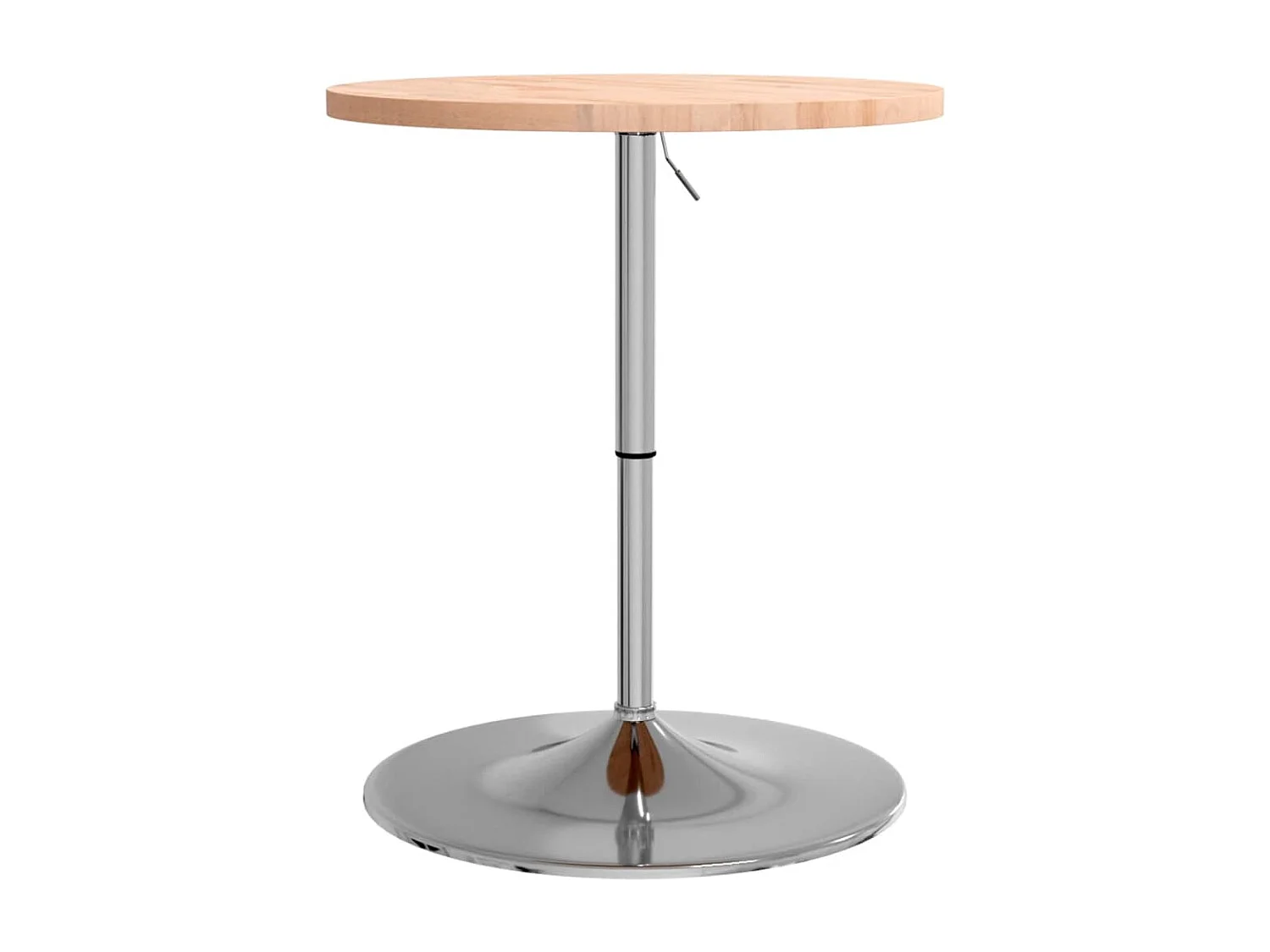 Table de bar Ø60x90,5 cm bois massif de hêtre