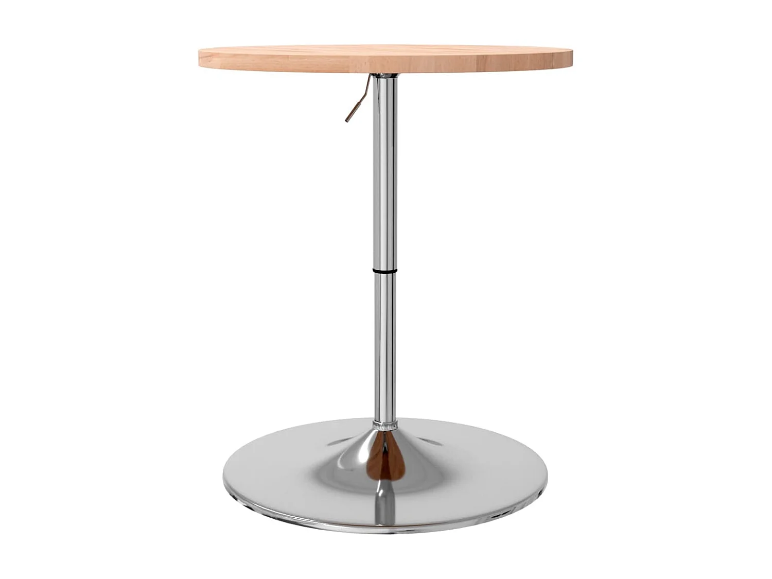 Table de bar Ø60x90,5 cm bois massif de hêtre