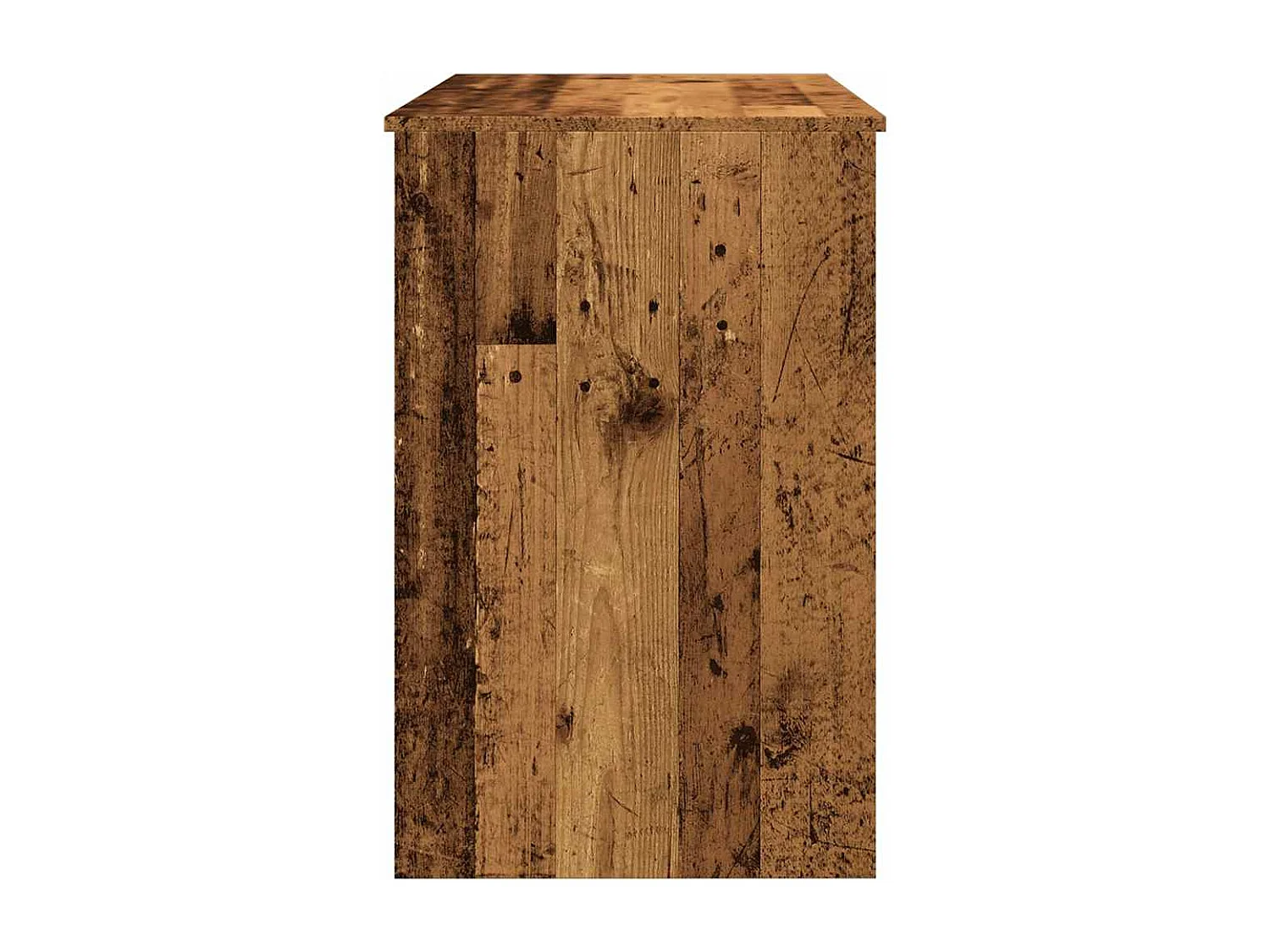 Bureau vieux bois 100x50x76 cm bois d'ingénierie