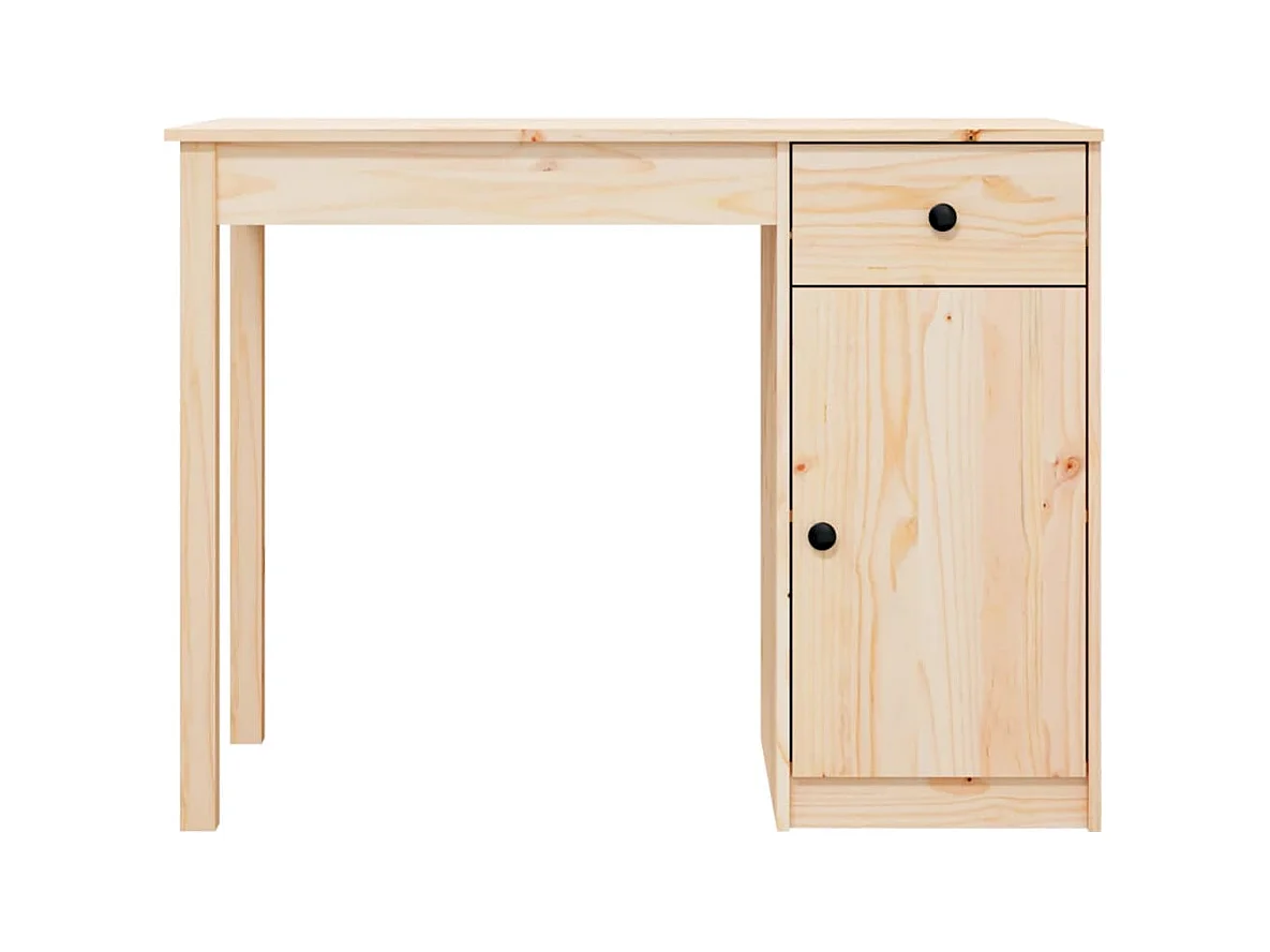 Bureau 100x50x75 cm Bois massif de pin