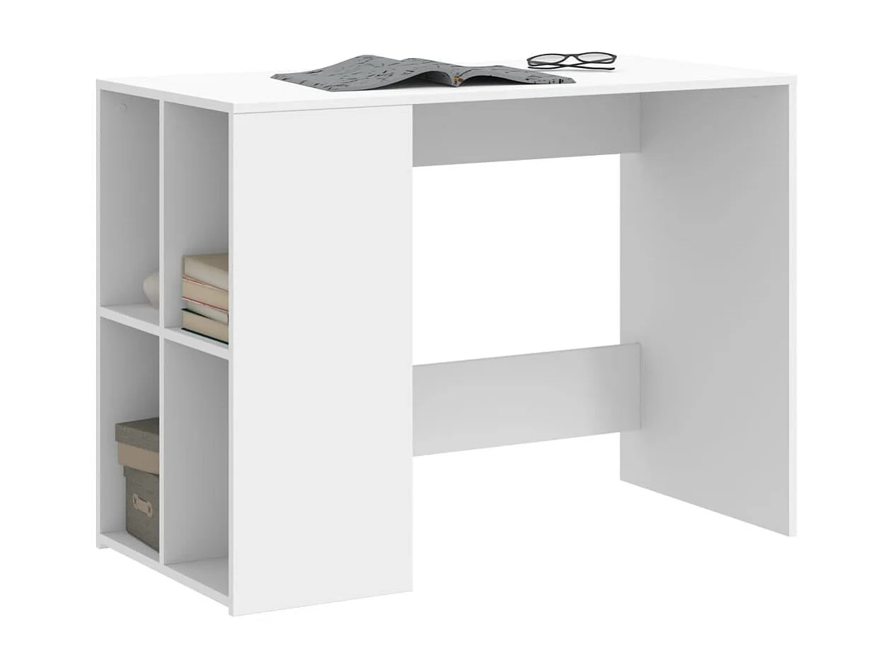 Secretária 102x50x75 cm derivados de madeira branco