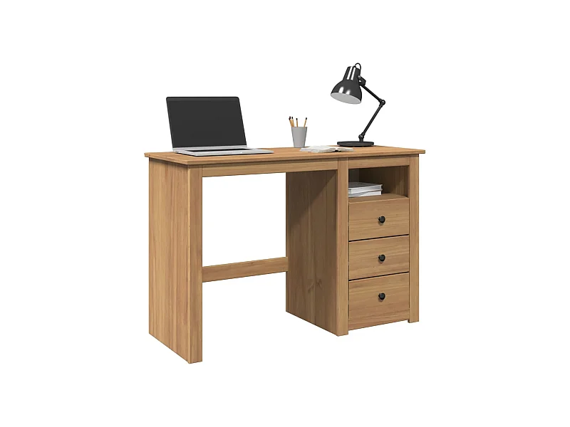 Bureau Panama 112x45x75 cm bois massif de pin