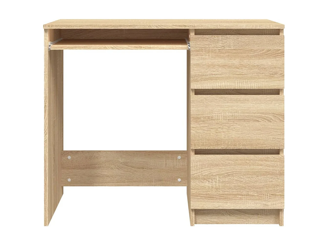 Bureau Chêne sonoma 90x45x76 cm Bois d’ingénierie