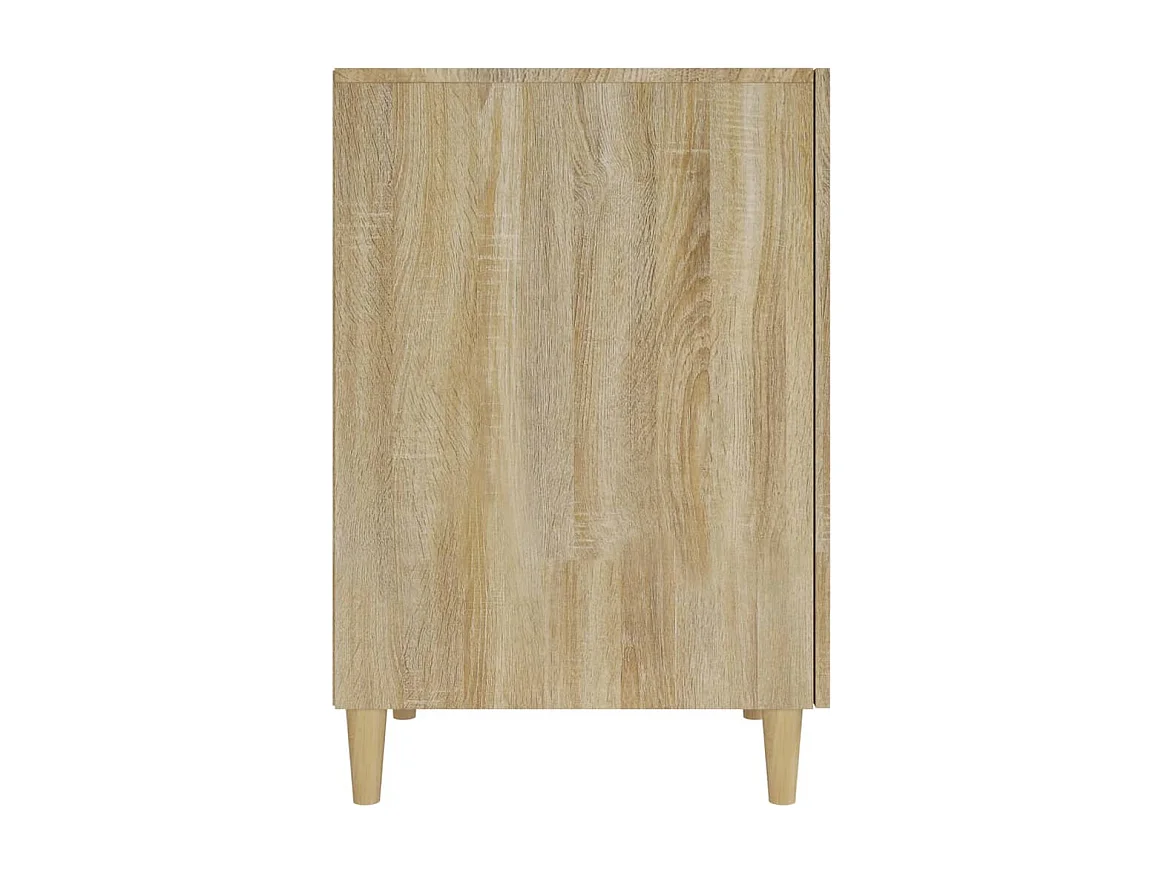 Bureau Chêne sonoma 140x50x75 cm Bois d'ingénierie