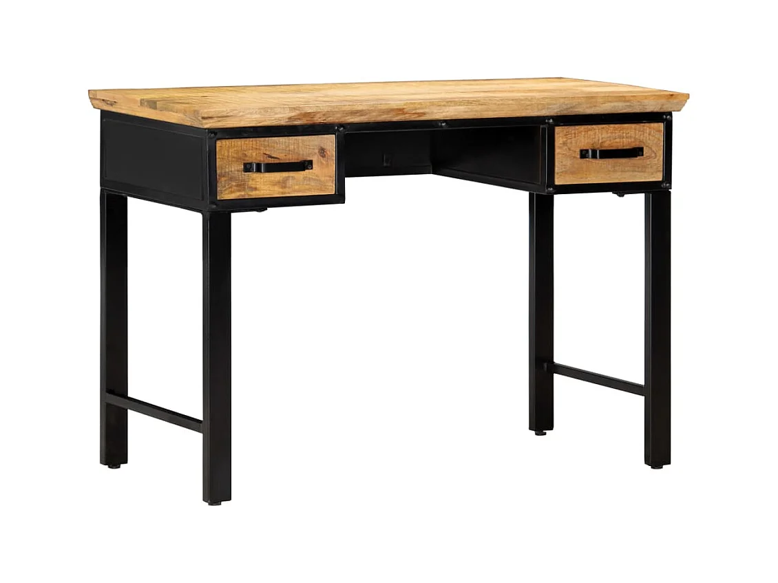 Scrivania 110x50x76 cm in Legno Massello di Mango