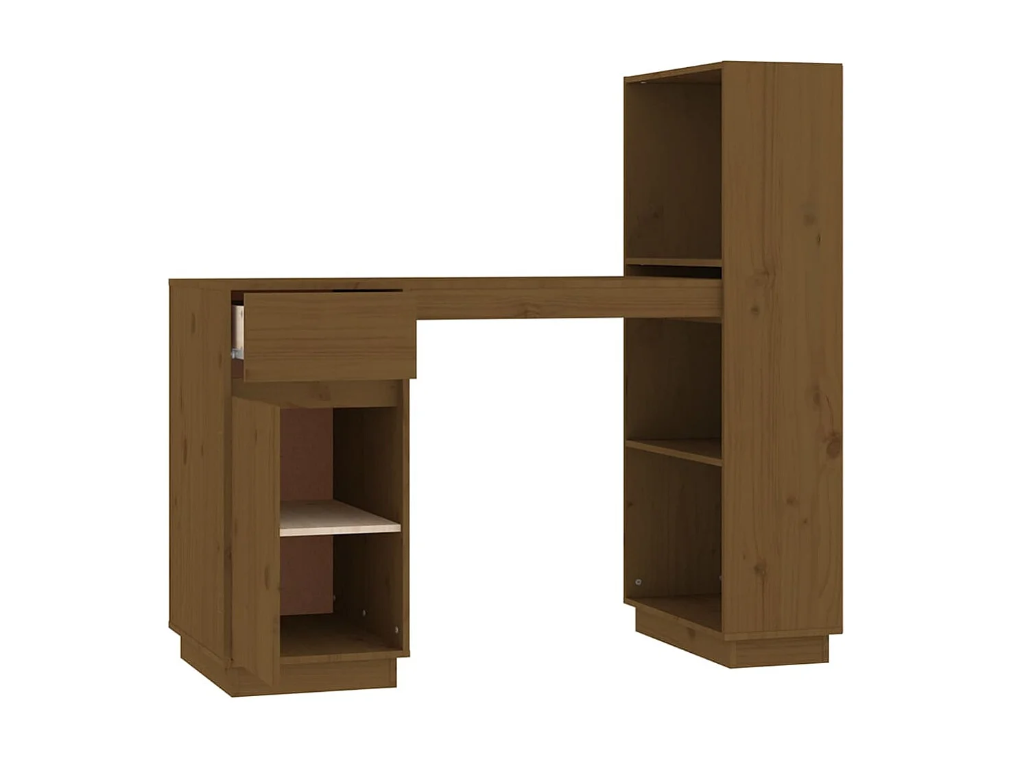 Scrivania ambra 110x53x117 cm in Legno Massello di Pino