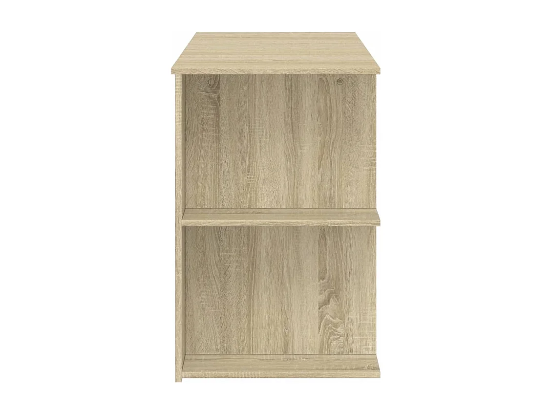 Bureau chêne sonoma 140x50x75 cm bois d'ingénierie